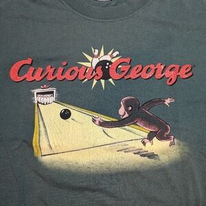 Vintage 90's Curious George Bowling T-shirt